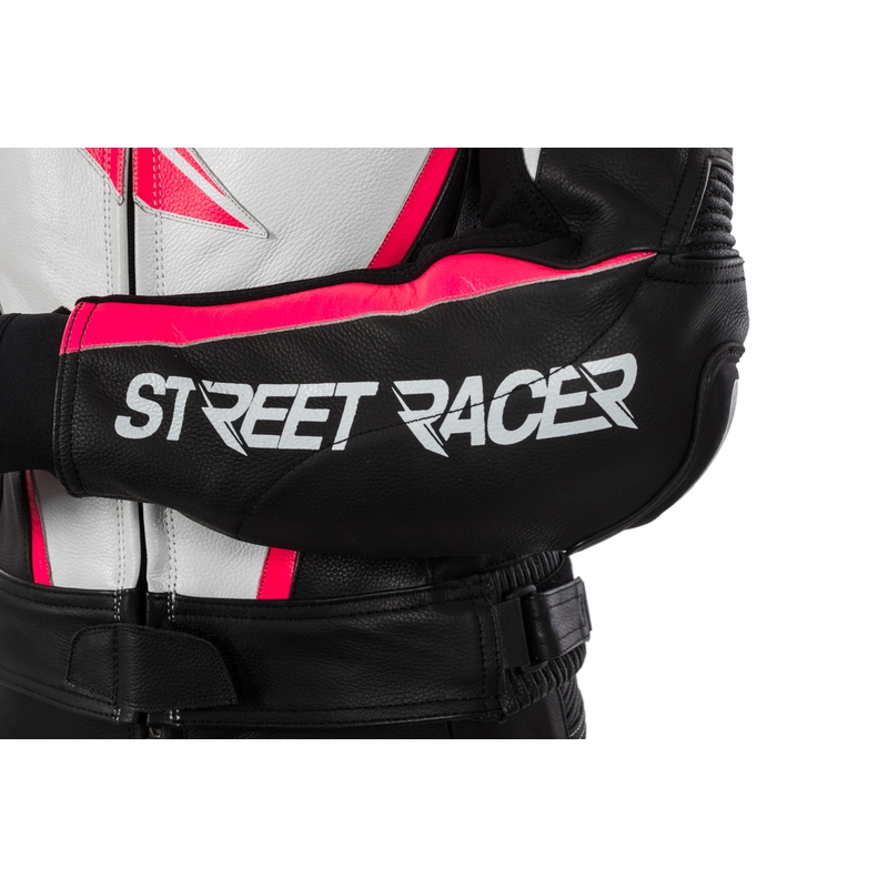 Moteriškas kombinezonas Street Racer Kiara black-white-fluo pink išpardavimas