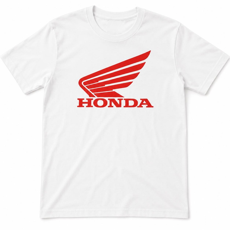 „Honda Racing“ „Honda Wing“ marškinėliai balti
