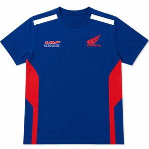 Honda Racing marškinėliai su šoniniais įdėklais, mėlyni, su strėlyte, mėlyni