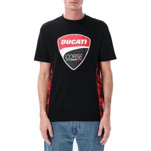 Ducati Corse CAMU DETAILS marškinėliai juodi