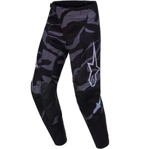 „Alpinestars Techstar“ riboto leidimo „Beast Coast“ kroso kelnės pilkos-juodos-oranžinės spalvos