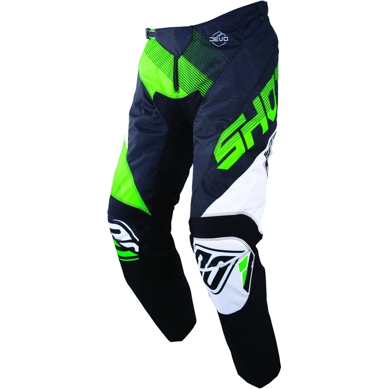 Motokrosové kalhoty Shot DEVO Ultimate černo-fluo zelené