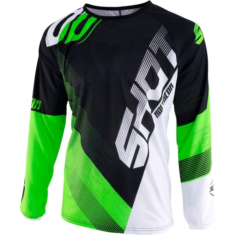 Motokrosový dres Shot DEVO Ultimate černo-fluo zelený