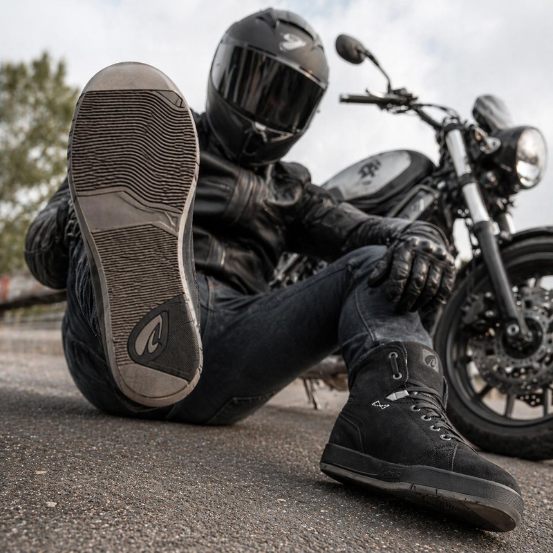 Forma Swift X Fit Dry motociklo batai juodi-juodi