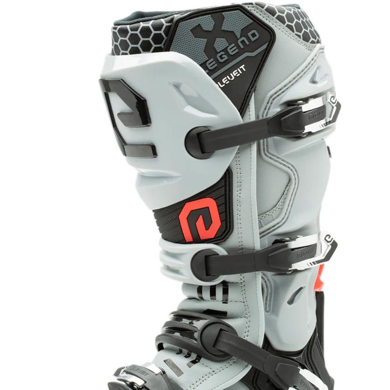 Eleveit X-Legend EVO motokroso batai juodi-pilki