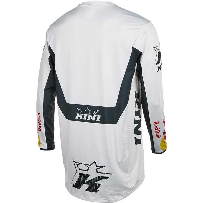 KINI Red Bull MXC 1.0 motokroso marškinėliai balti