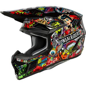 O'Neal 3SRS Crank motokroso šalmas, daugiaspalvis