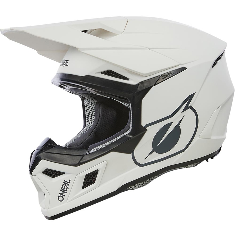 Motokroso šalmas O´Neal 3SRS Solid matinė balta