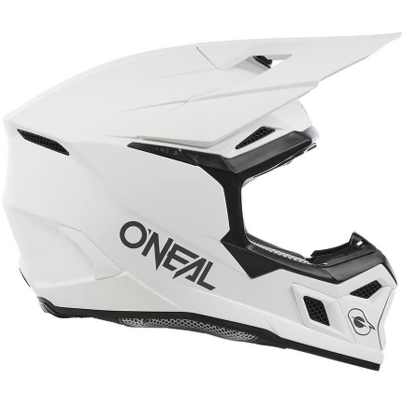 Motokroso šalmas O´Neal 3SRS Solid matinė balta