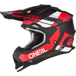 Motokroso šalmas O´Neal 2SRS Spyde matinė juoda-raudona-balta