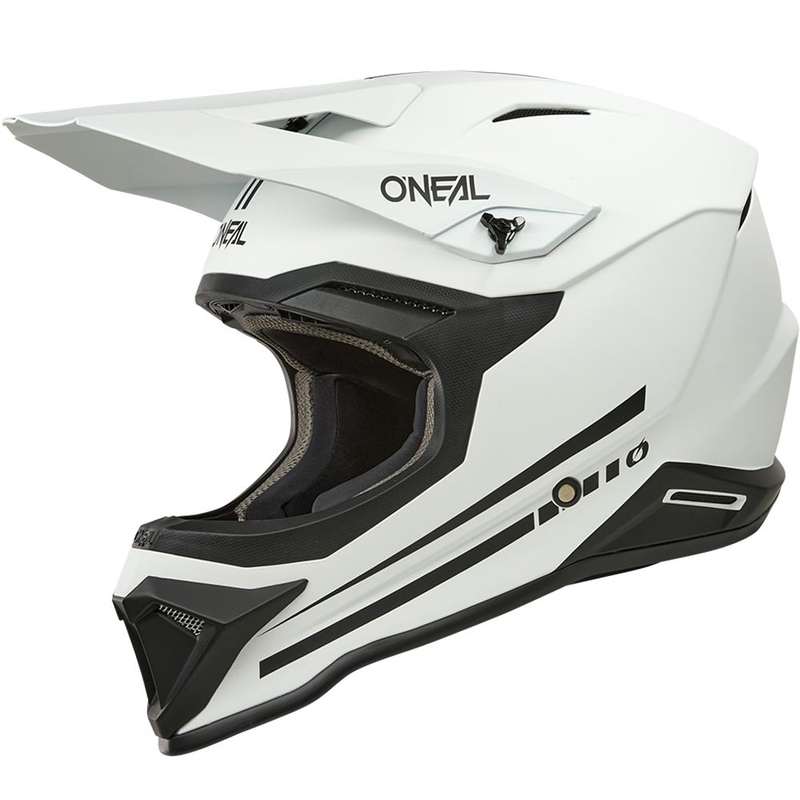 Motokroso šalmas O´Neal 1SRS Solid matinė balta
