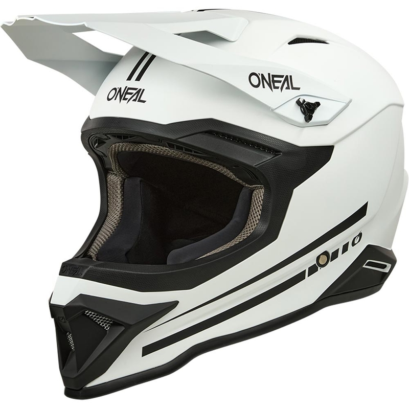Motokroso šalmas O´Neal 1SRS Solid matinė balta