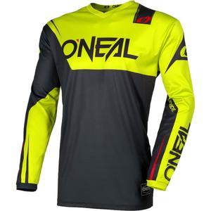 O'Neal Element Racewear motokroso marškinėliai juodi-geltoni