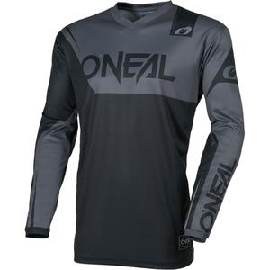 O'Neal Element Racewear motokroso marškinėliai juodi-pilki