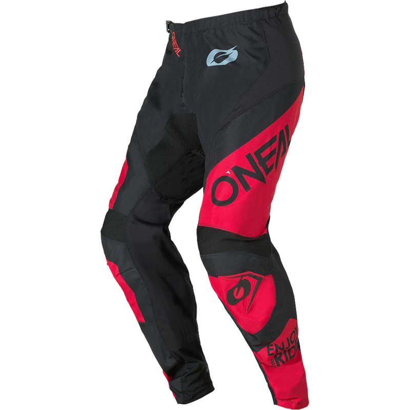 O´Neal Element Racewear krosinės kelnės juodos-raudonos