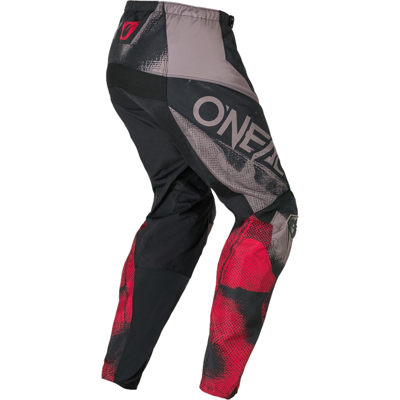 O´Neal Element Roller motokroso kelnės pilkai raudonos