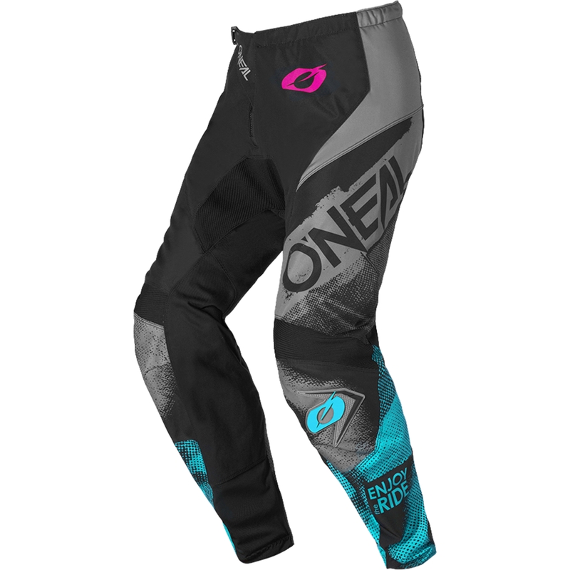 Moteriškos motokroso kelnės O´Neal Element Roller juodos-mėlynos