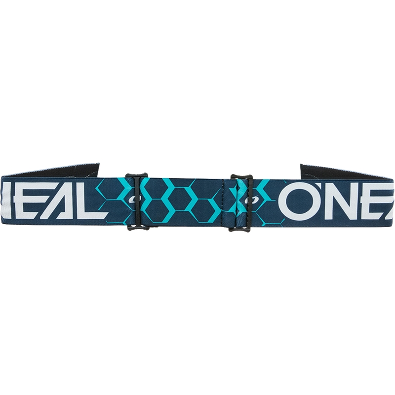 Motokroso akiniai O´Neal B-33 Hexa mėlyni (iridžio mėlynumo plexiglass)