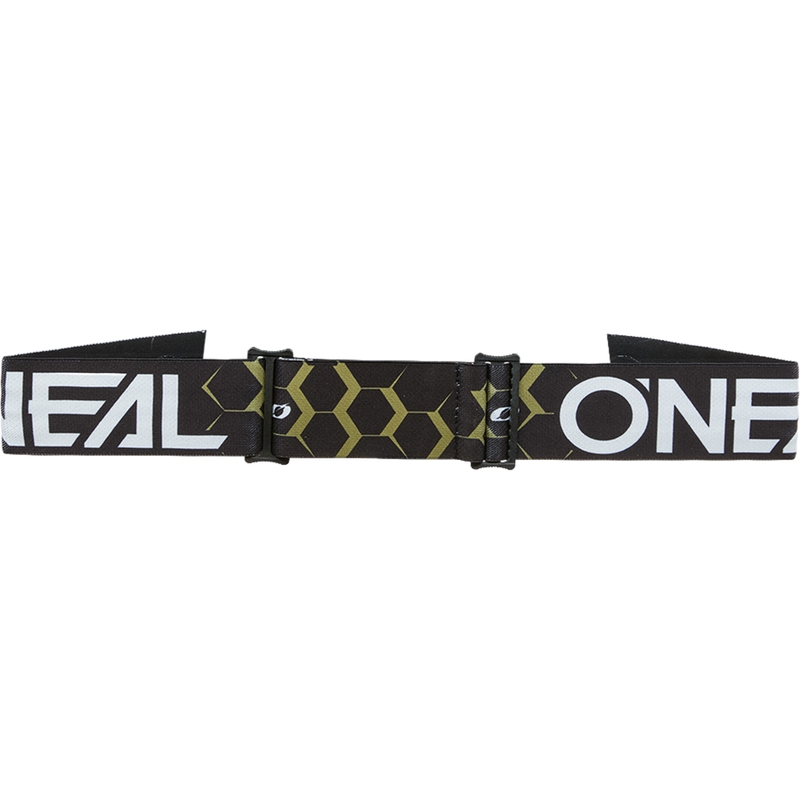 Motokroso akiniai O´Neal B-33 Hexa juodi-auksiniai (sidabriniai veidrodiniai pleksiglasai)