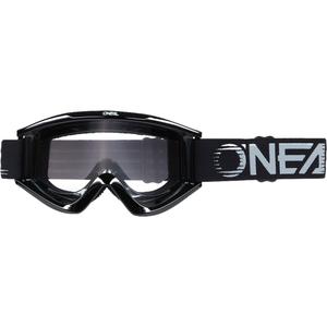 Motokroso akiniai O´Neal B-Zero juodi (skaidrus organinis stiklas)