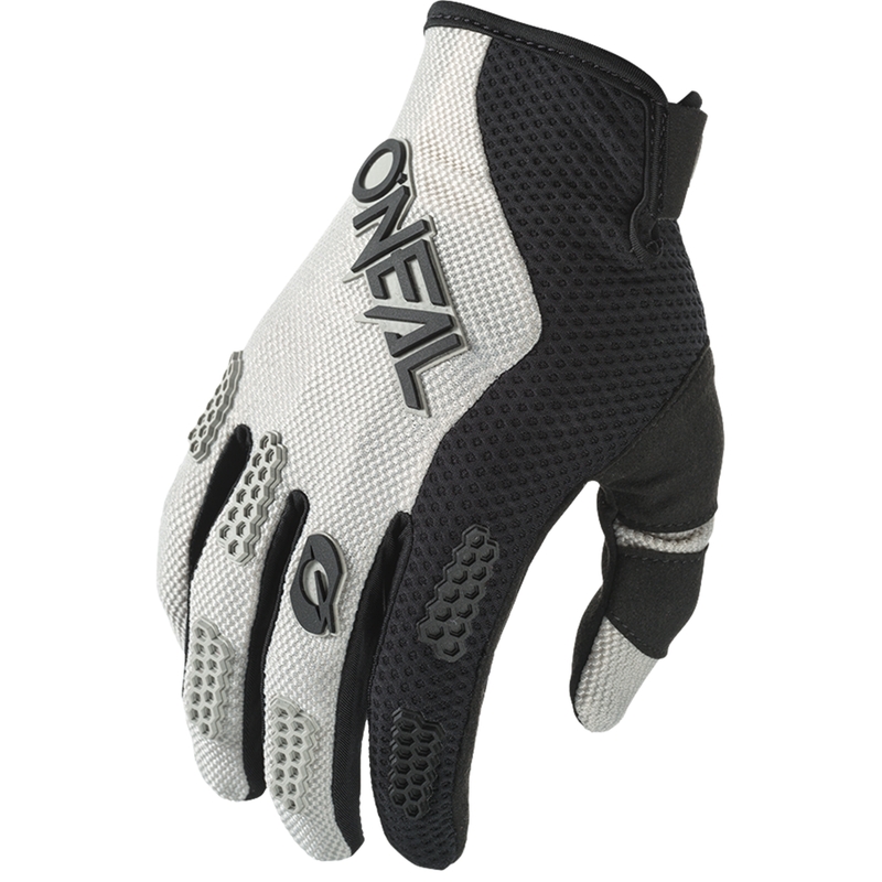 O´Neal Element Racewear motokroso pirštinės juodos-pilkos