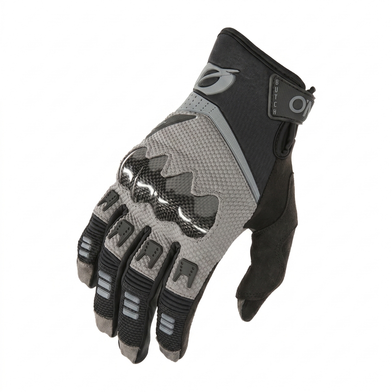Motokroso pirštinės O´Neal Butch Carbon CE pilkos-juodos