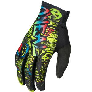 O'Neal Matrix Rancid vaikiškos motokroso pirštinės juodos-fluorescencinės geltonos
