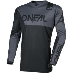 O'Neal Element Racewear vaikiški motokroso marškinėliai juodi-pilki