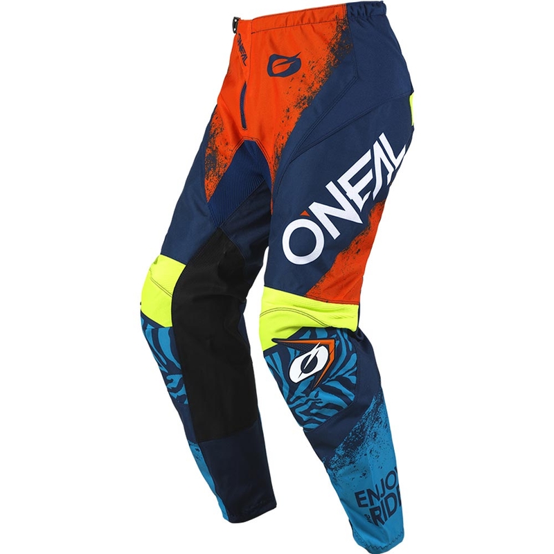 O'Neal Element Shocker vaikiškos motokroso kelnės mėlynos-oranžinės