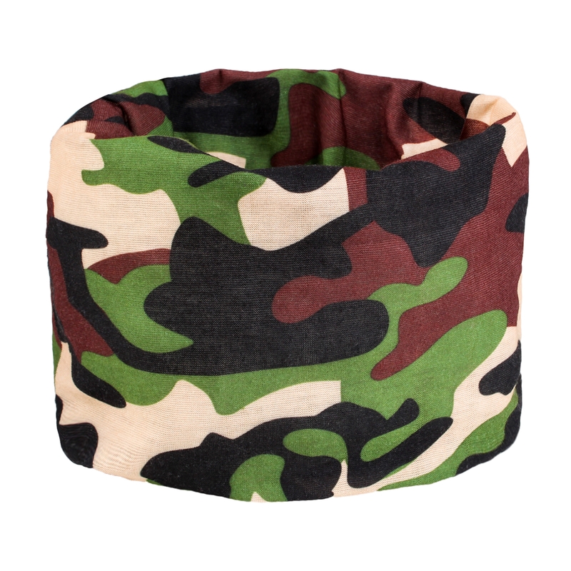 Daugiafunkcinis motociklininko šalikas RSA Camo žalias