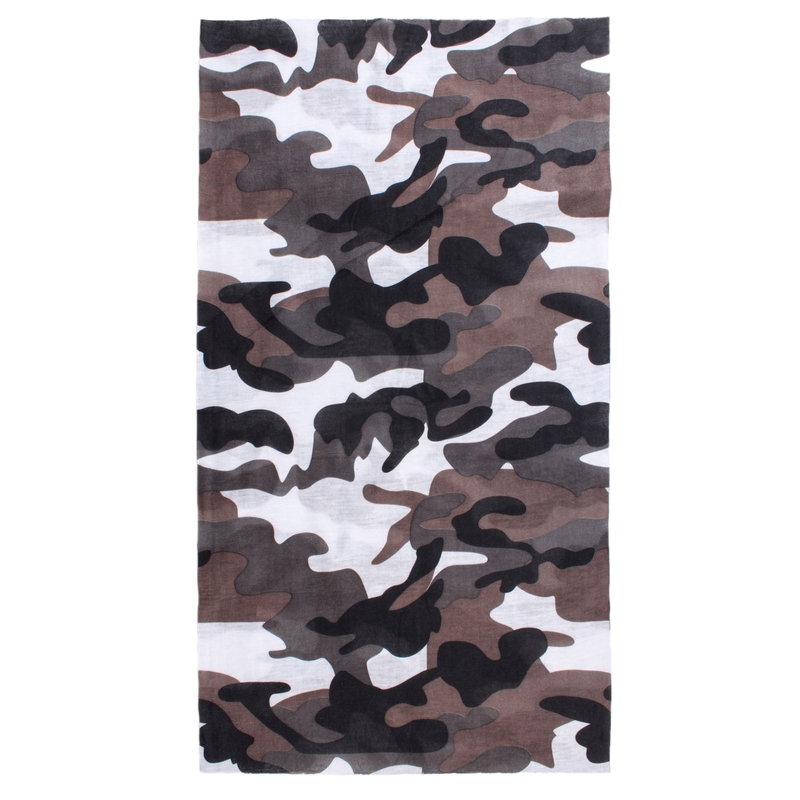 Daugiafunkcinis motociklininko šalikas RSA Camo pilkas