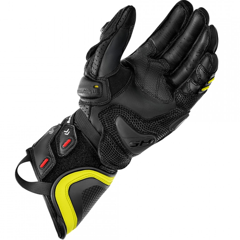 Shima RS-3 motociklo pirštinės, fluorescencinės geltonos