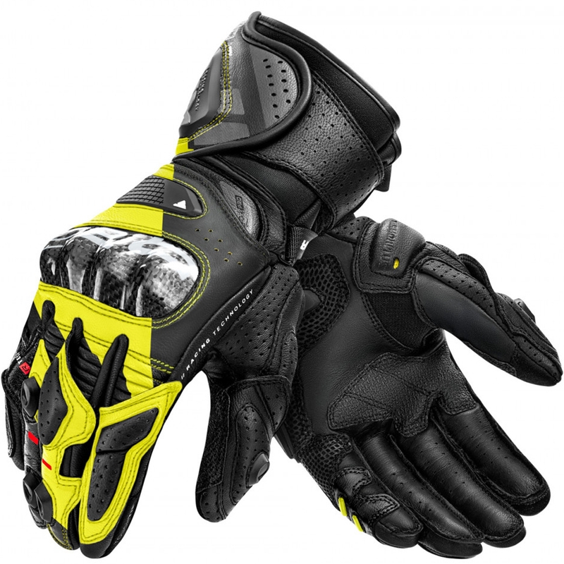 Shima RS-3 motociklo pirštinės, fluorescencinės geltonos