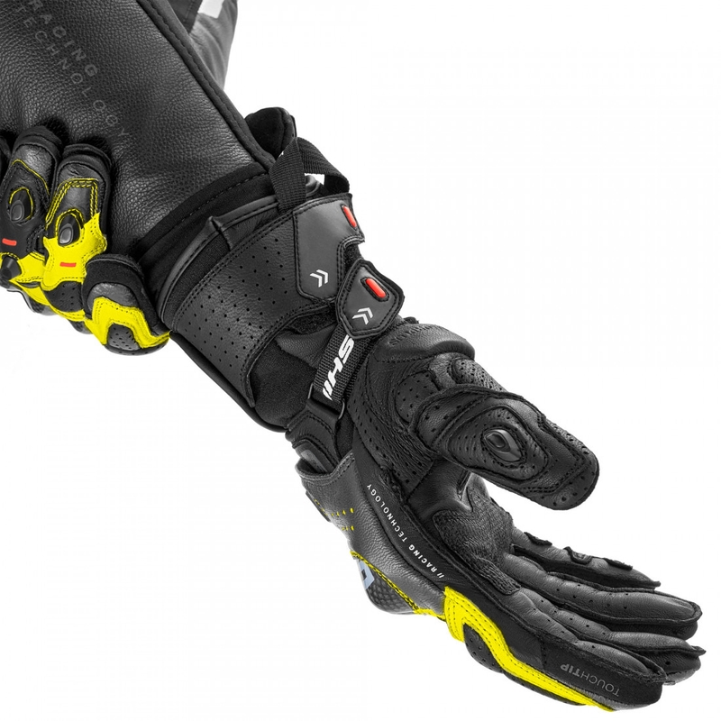 Shima RS-3 motociklo pirštinės, fluorescencinės geltonos