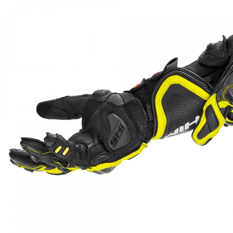 Shima RS-3 motociklo pirštinės, fluorescencinės geltonos