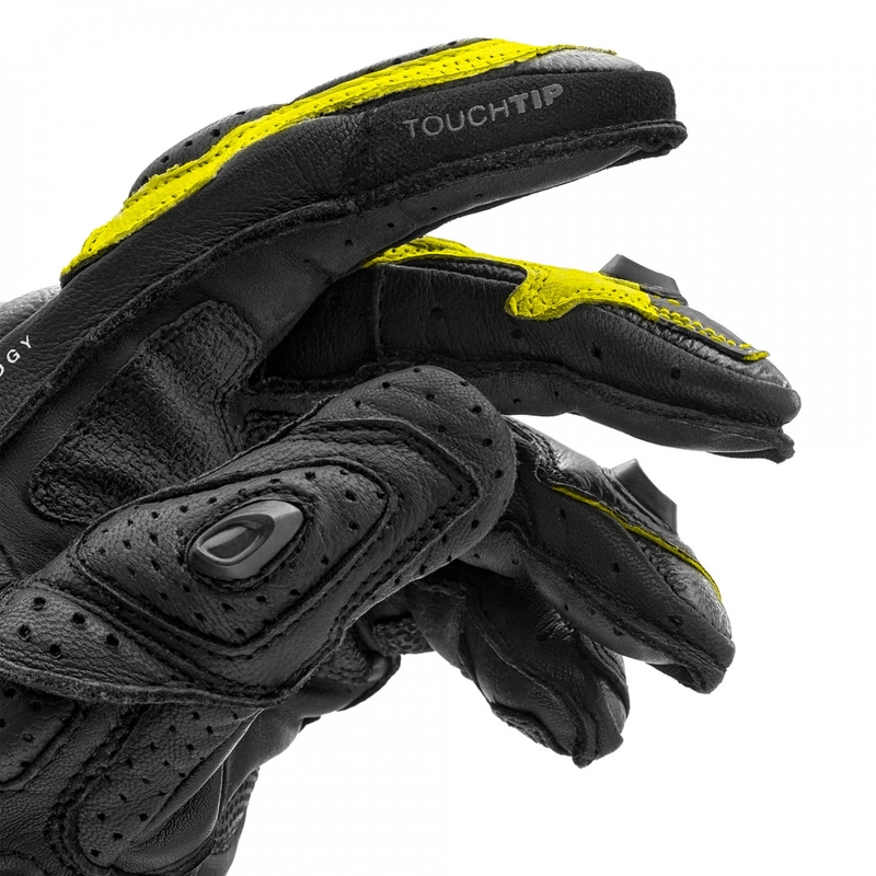 Shima RS-3 motociklo pirštinės, fluorescencinės geltonos