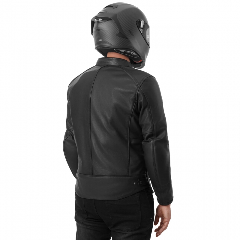 Odinė motociklo striukė „Shima Hunter 3.0“ juoda