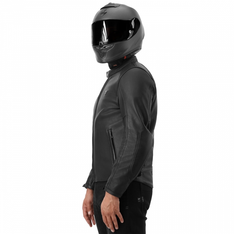 Odinė motociklo striukė „Shima Hunter 3.0“ juoda