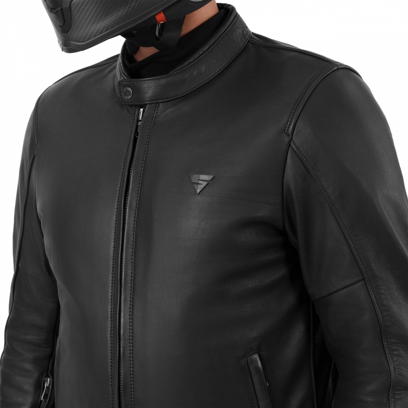 Odinė motociklo striukė „Shima Hunter 3.0“ juoda