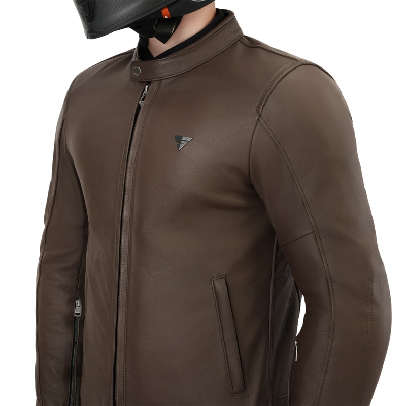 „Shima Hunter 3.0“ odinė motociklo striukė, ruda