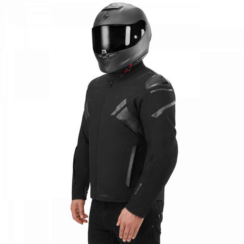 Shima STX motociklo striukė, juoda