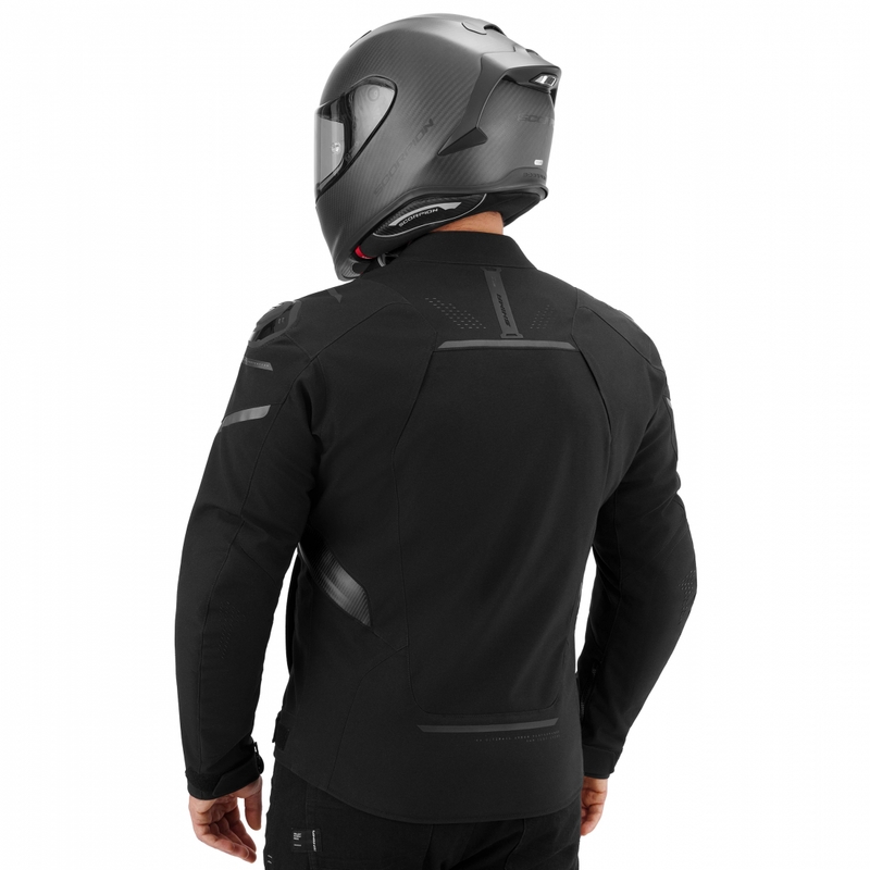 Shima STX motociklo striukė, juoda