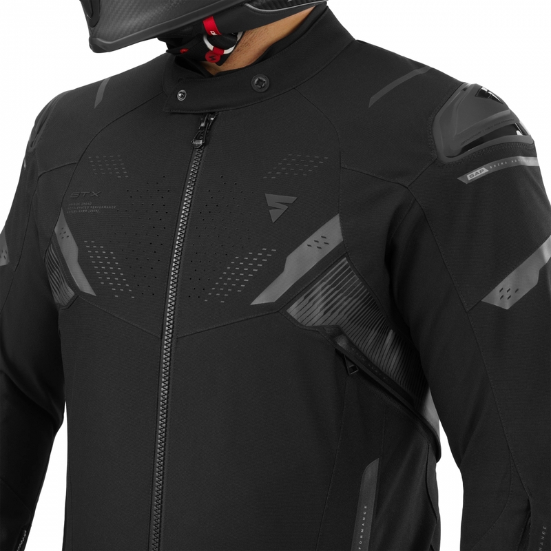 Shima STX motociklo striukė, juoda