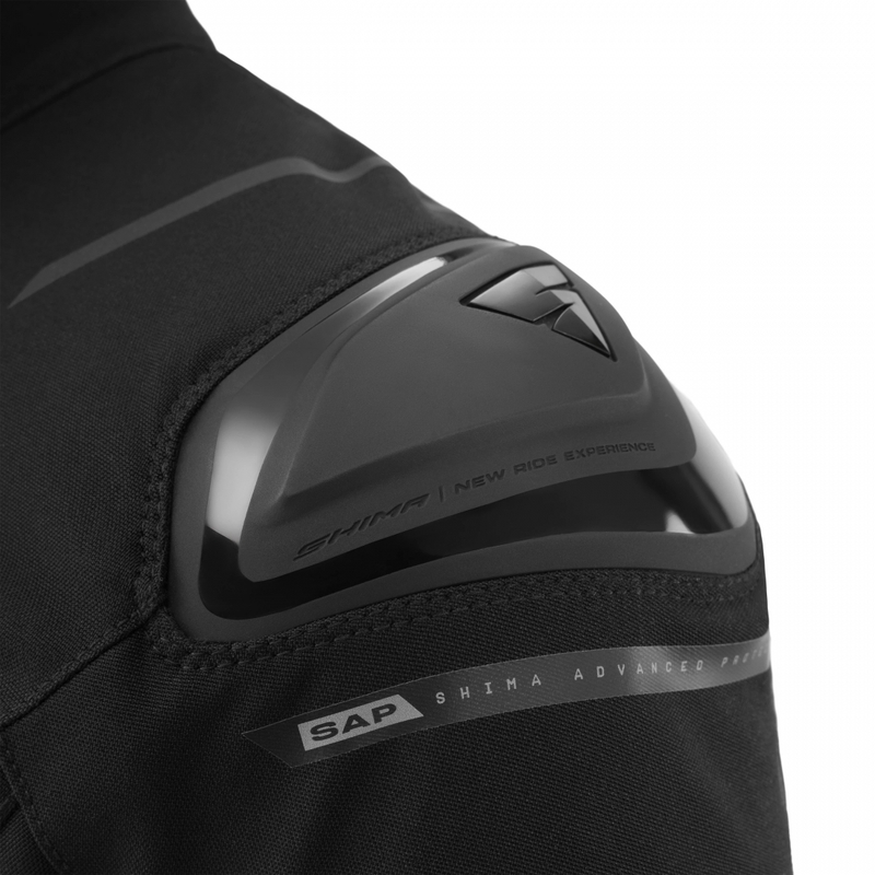 Shima STX motociklo striukė, juoda