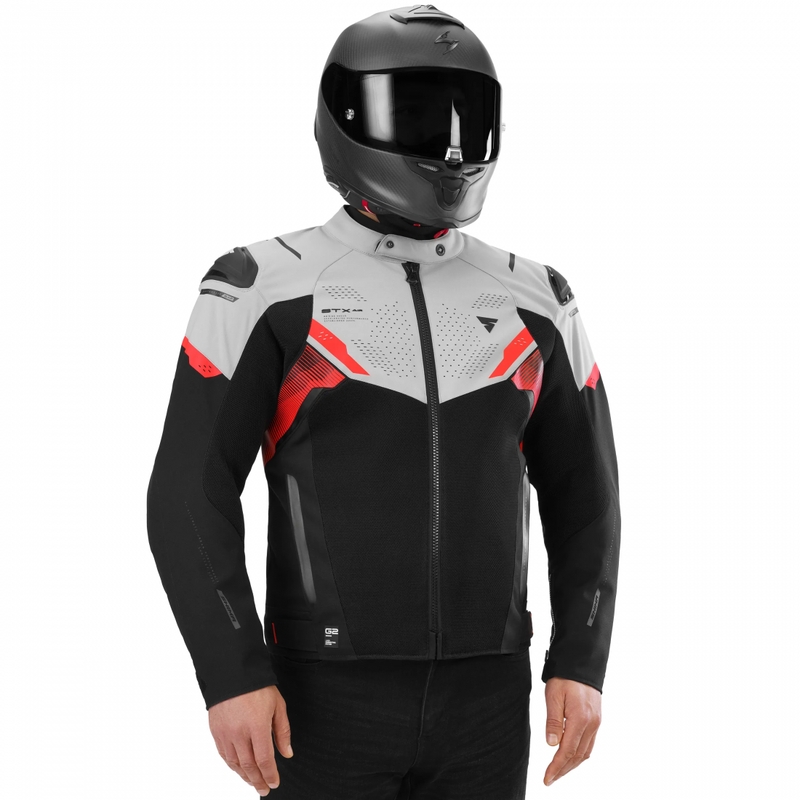 „Shima STX Air“ motociklo striukė pilkai raudona