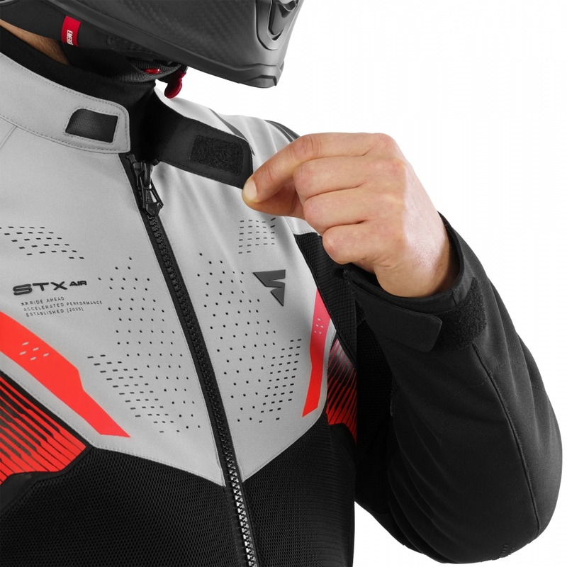 „Shima STX Air“ motociklo striukė pilkai raudona