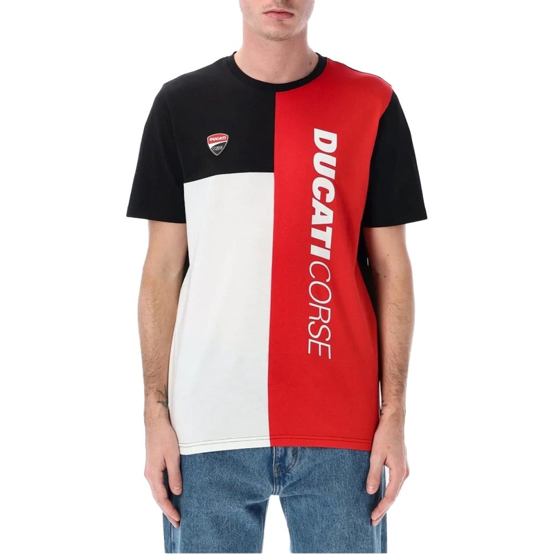 Daugiaspalviai „Ducati Corse Block“ marškinėliai