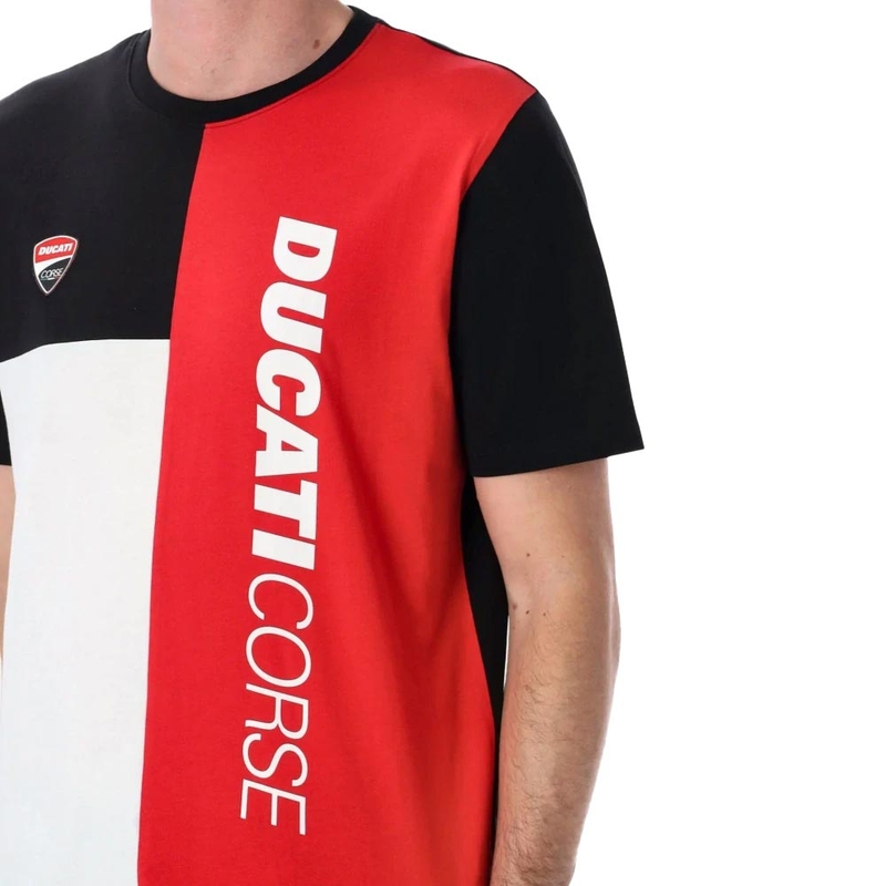 Daugiaspalviai „Ducati Corse Block“ marškinėliai