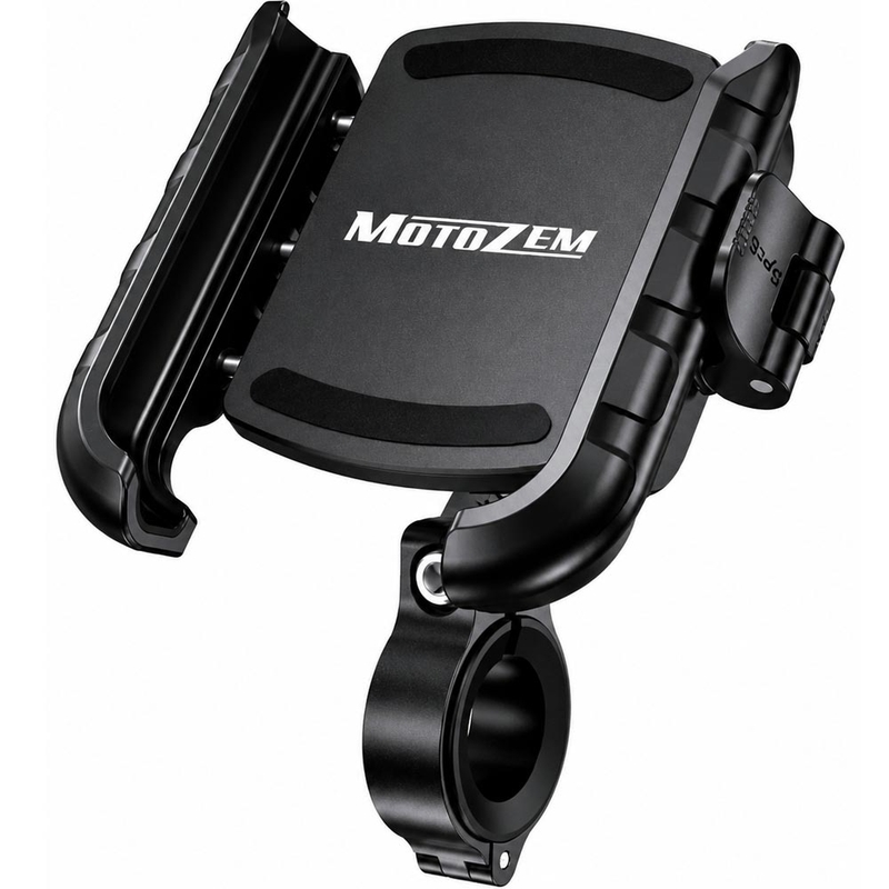 Vibraciją slopinantis telefono laikiklis „MotoZem“, juodas
