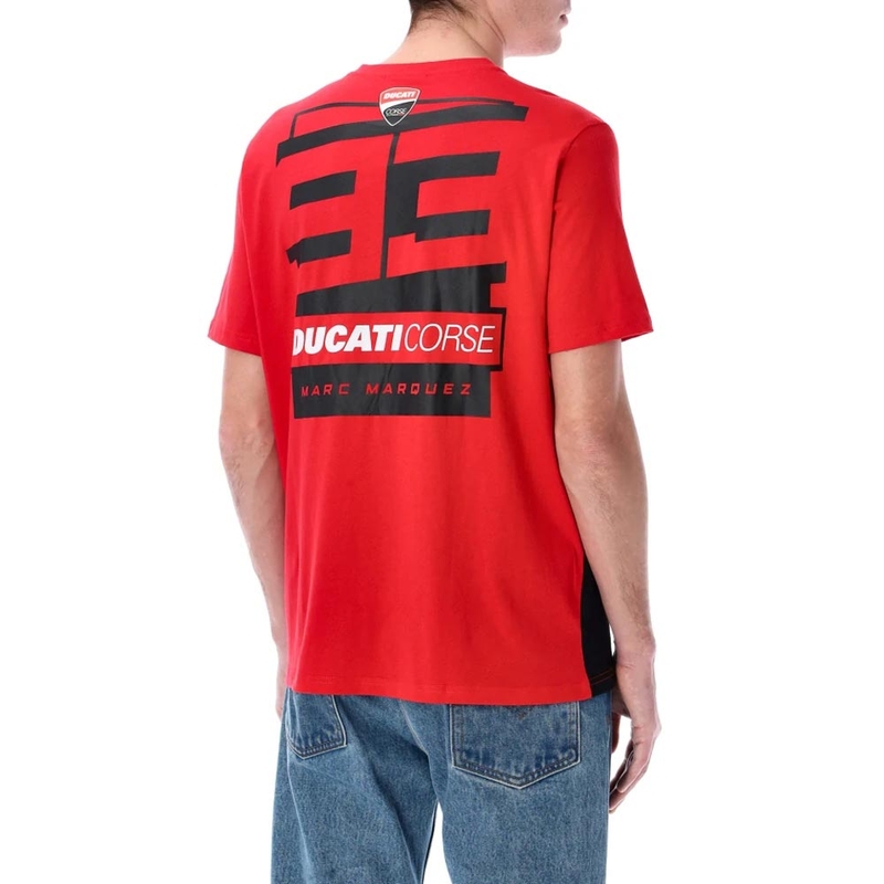 „Ducati Corse Marc Marquez“ marškinėliai su raudonu logotipu